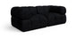 Orin - Velvet Performance Fabric Upholstered 2 Piece Modular Sofa (2 Corner Chairs)