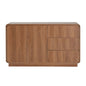 Sideboard, Wide Storage With 2 Doors And 3 Drawers