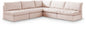 Jacob - Modular Corner Armless Sectional 5 Piece