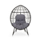 Cosmos - Round Hammered Iron Teardrop Chair