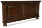Porter - Queen Panel Footboard - Rustic Brown