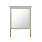 Augusta - Mirror With Sleek Frame, Large Scale Mirror For Dresser - Beige Brown