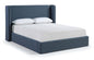 Kendall - Linen Textured Fabric Upholstered Bed