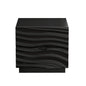 Nightstands, Bedside Table With 2 Drawers (Set of 2) - Black
