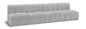 Arc - Boucle Fabric 4 Seats Modular Sofa