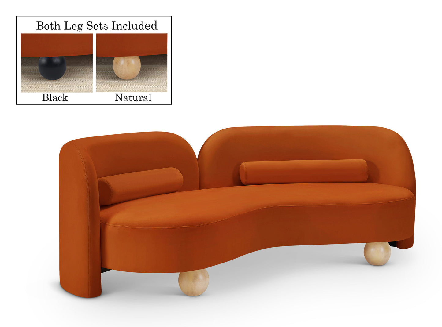 Daphne - Velvet Sofa