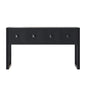 Geometric Carved Console Table With 3 Soft Close Drawers