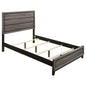 Queen Panel Bed Accents - Gray