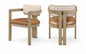 Ravina - Upholstered Dining Chair With Stained Natural Base (Set of 2)