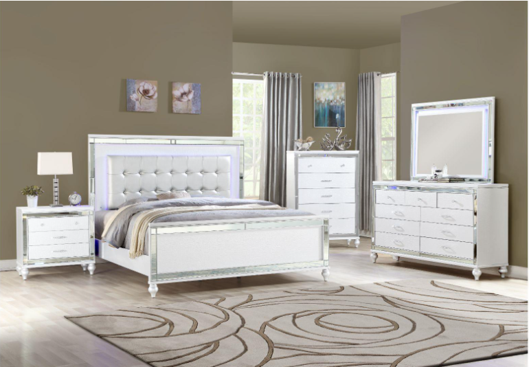 Sterling Bedroom White Set