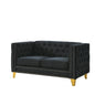 Upholstered Couch Sofa With Button Tufting For Living Room