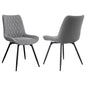 Tufted Swivel Dining Chairs (Set of 2) - Gray