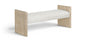 Hickory - Fabric Upholstered Bench - Natural Frame