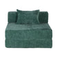 Convertible Floor Sofa Bed With Fixed Shape Frame For Living Room