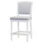 Stool With Upholstered Seat And Back