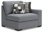 Bealton - RAF Corner Chair - Salt And Pepper