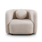 Japandi Style Accent Square Chair