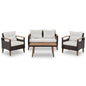 4 Piece Garden Furniture, Patio Seating Set