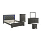 Blaze - Bedroom Set With LED Headboard