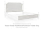 Rowlenstown - Queen Poster Headboard/Footboard Panels - Antique White