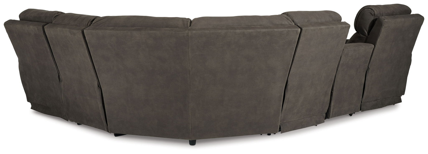 Hoopster - Laf Zero Wall Power Recliner - Gunmetal