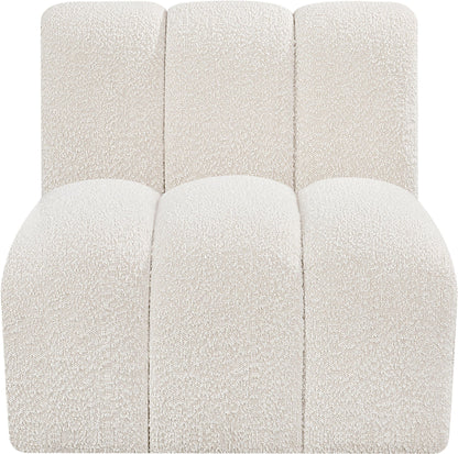 Arc - Boucle Fabric Straight Chair