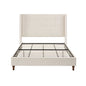 Peyton - Upholstered Bed With 54" High Headboard, Traditional Hand Buttoned Tufting
