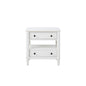 Open Nightstand With 2 Drawers