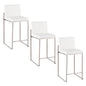 Fuji - Contemporary High Back Counter Stool, Functional Design