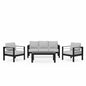 Outdoor Patio Set With All-Weather Thick Cushions