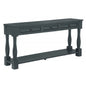 Long Console Table With Drawers And Shelf
