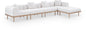 Laguna - 5 Piece 106.5" Upholstered Outdoor Patio Modular Sectional