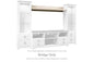 Willowton - Bridge 63.39” - Whitewash