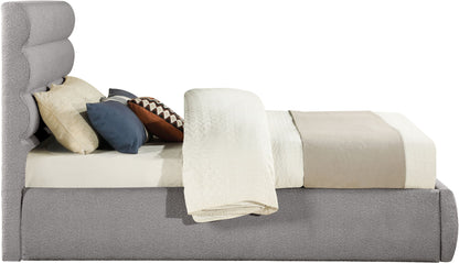 Adam - Boucle Fabric Bed With 52" Headboard