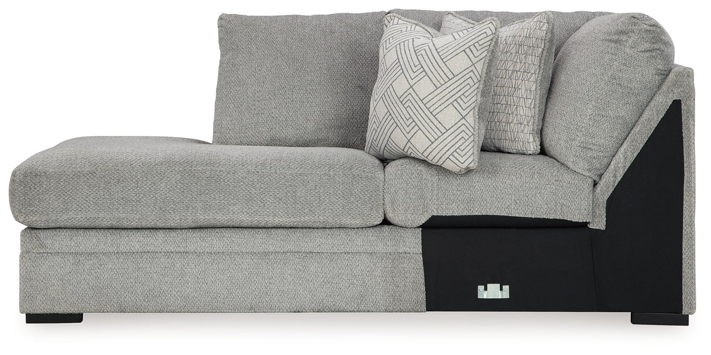 Casselbury - Laf Corner Chaise - Cement