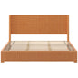 Platform Bed Frame With Headboard, Floor Standing Design
