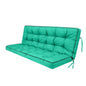 3 Seater Outdoor Porch Swing Cushion With Backrest, Waterproof