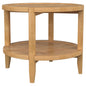 Isbell - Round Table With Storage Shelf
