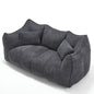 Comfortable Dual Beanbag Chair With High Resilience Foam Core For 2 People