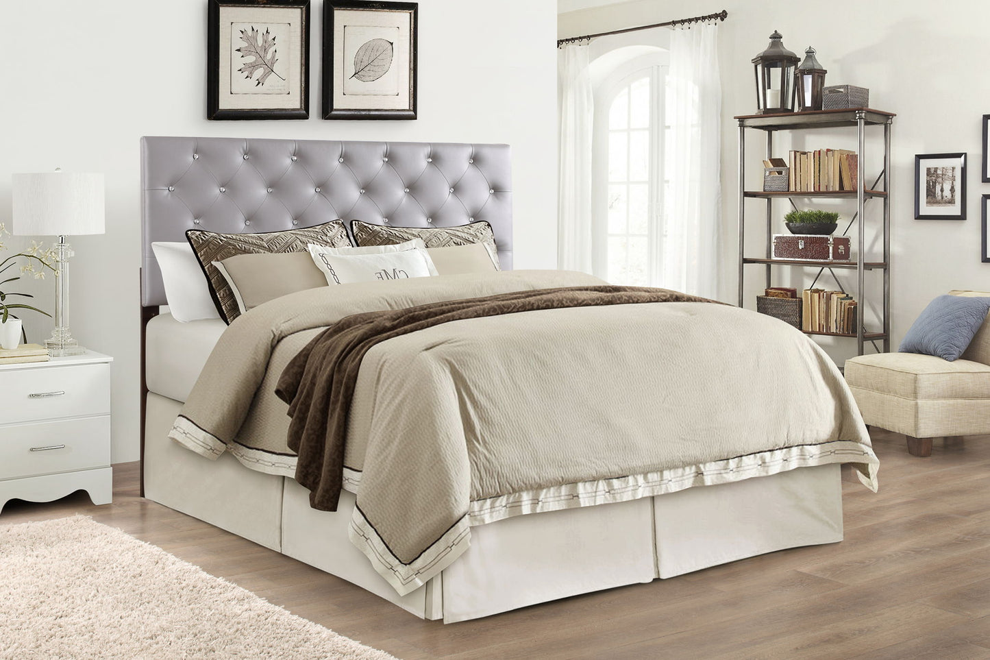 Panel Headboard & Button Tufting