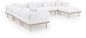 Laguna - 7 Piece Resilient Water Resistant Fabric 142" Upholstered Outdoor Patio Modular Sectional
