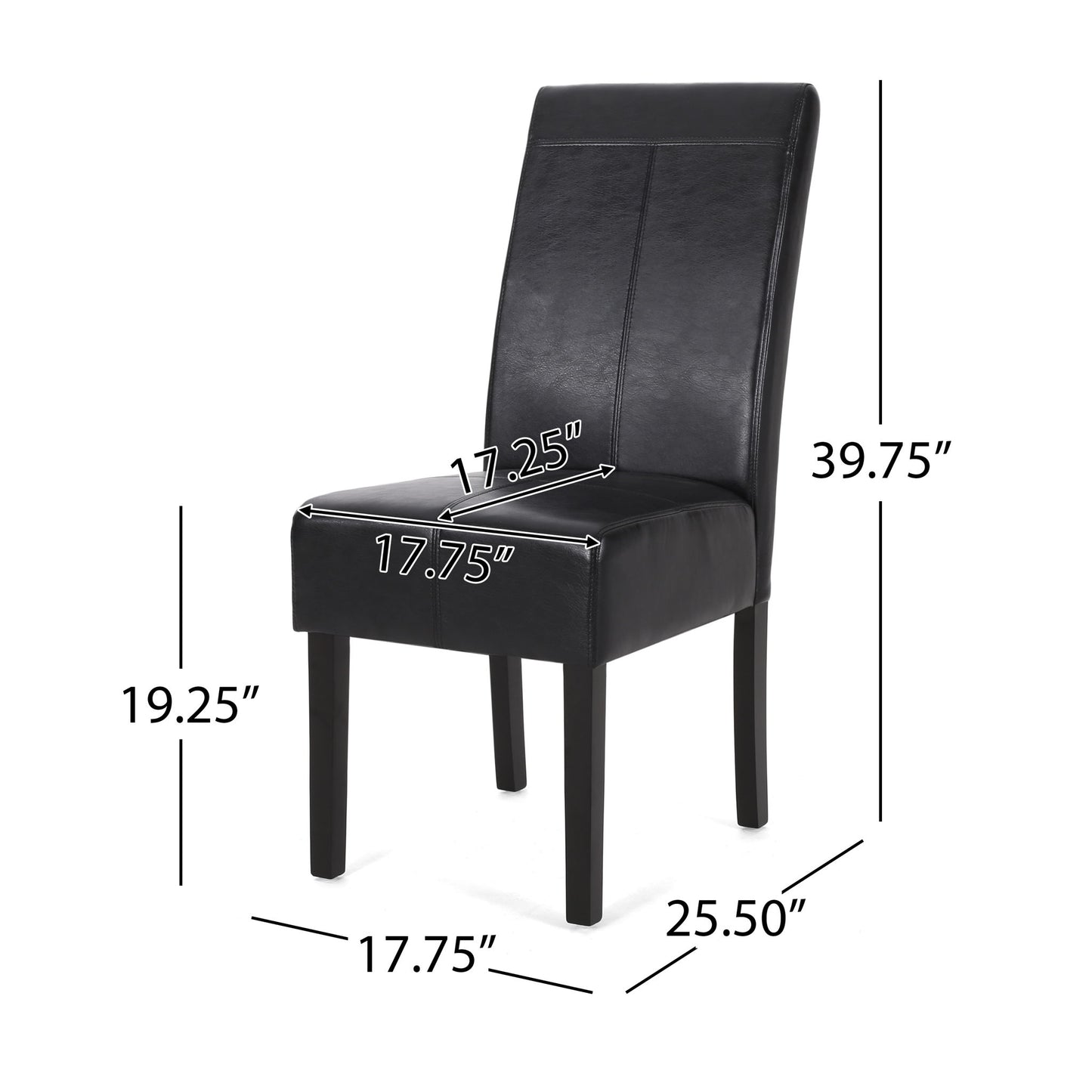 Pertica - Dining Upholstered Armless Chairs (Set of 2)