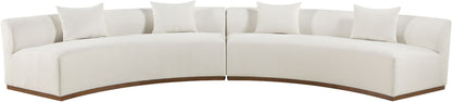 Avanti - 182.5" Chenille Fabric Upholstered 2 Piece Modular Sectional
