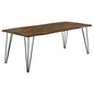 Neve - Sheesham Live Edge Dining Table - Gray