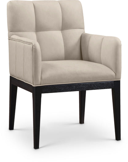 Adrian - Dining Arm Chair (Set of 2) - Black Legs