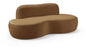 Swerve - Velvet 77" Upholstered Loveseat