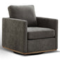 Square Upholstered Swivel Accent Chair