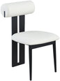 Dario - Faux Leather Dining Chair With Black Frame (Set of 2)