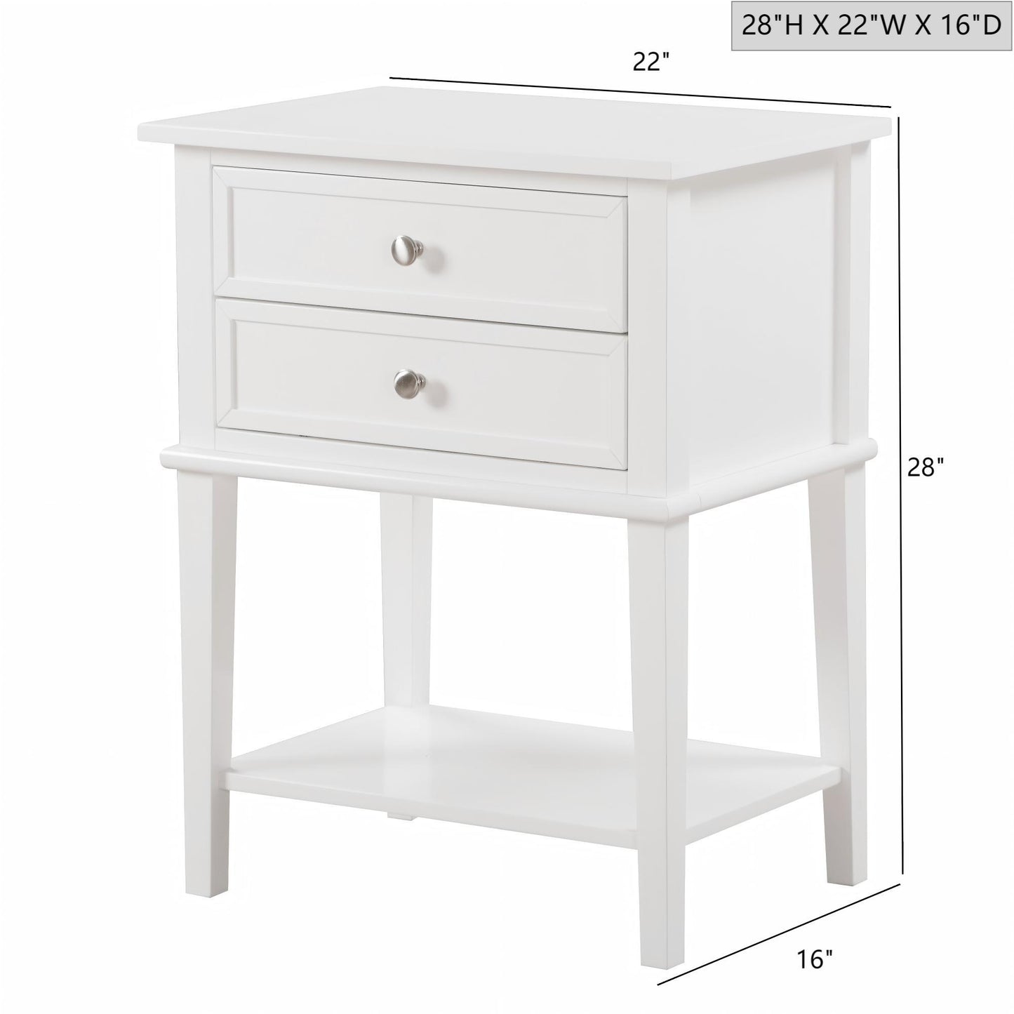 Vibrant Contemporary Nightstand