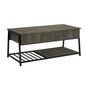 Contemporary Coffee Table, Lift Top, Rectangular
